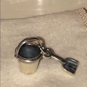 *SOLD*Shovel & Pail Sterling Silver Charm